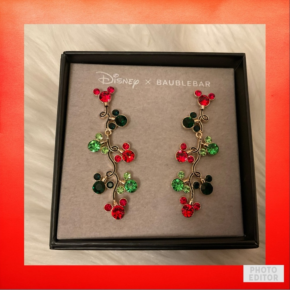 Red and Green Earrings